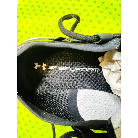Under Armour Speedform Charged Running Shoes Size 8.5 US Black & White - Picture 5 of 7